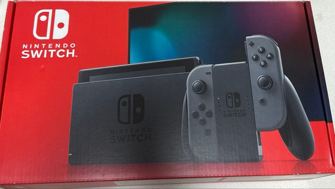 Nintendo Switch 本体 グレー 128GBのSDカード付