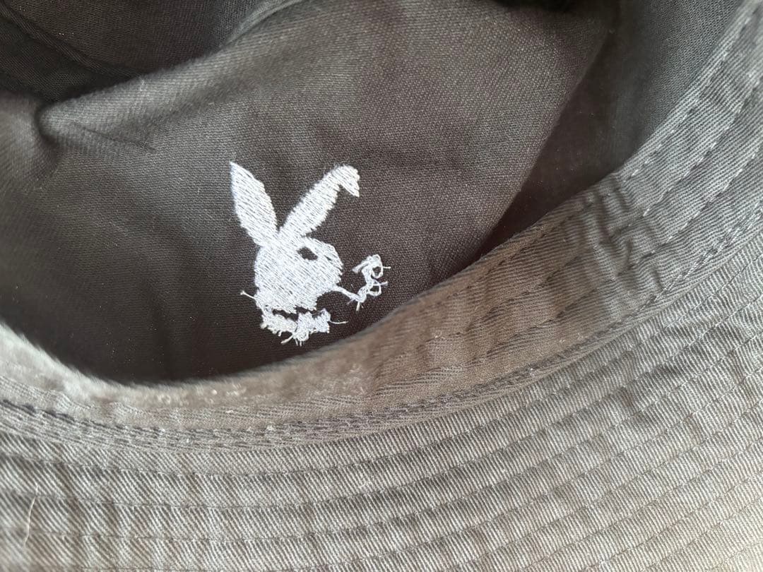 プレイボーイ風　バケットハット　PLAYBOY