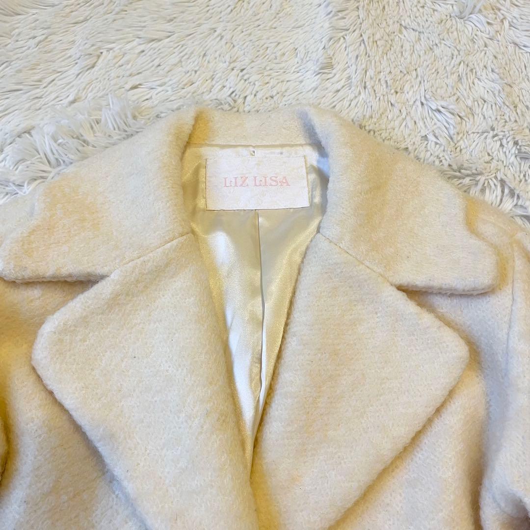 ジャケット・アウター LIZ LISA Cream Ribbon Coat Women Size 0
