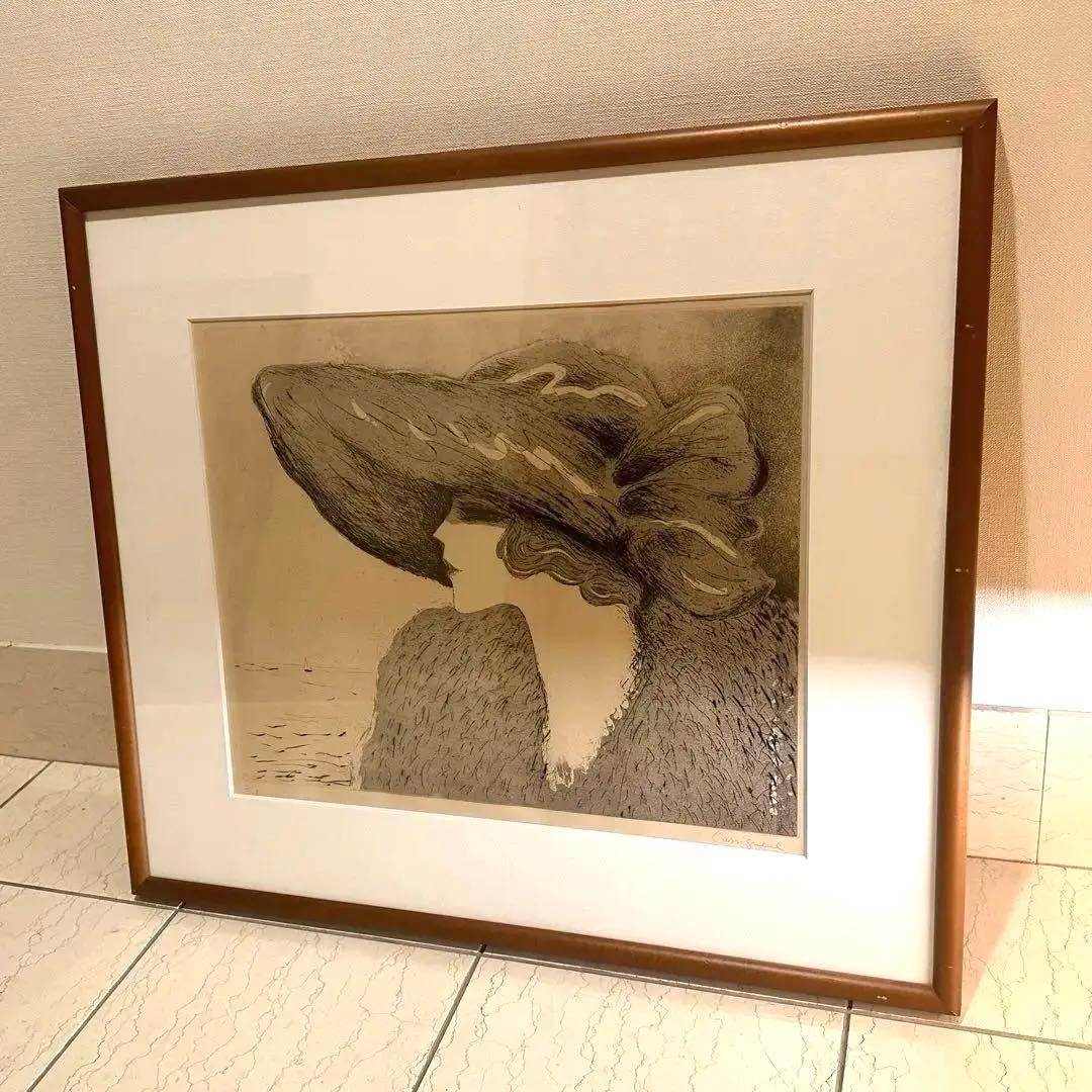 ジャン＝ピエール・カシニョール リトグラフ EA版 額装 直筆サイン入り