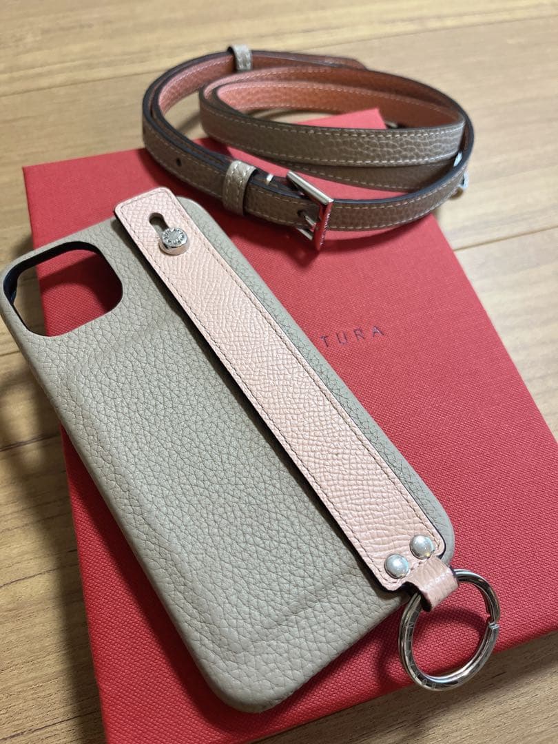 BONAVENTURA ボナベンチュラ　iPhone13 ケース　グレージュ