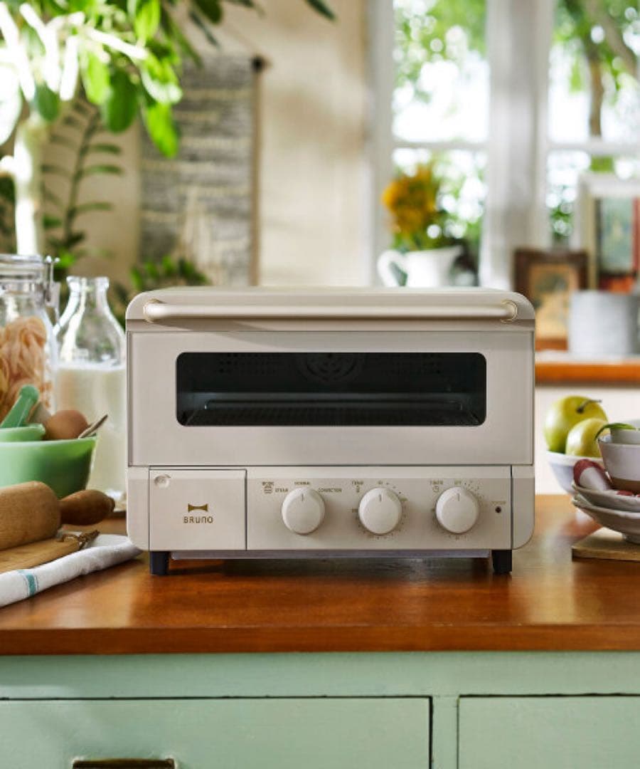 新品未開封　BRUNO スチーム＆ベイクトースター 　　グレージュ