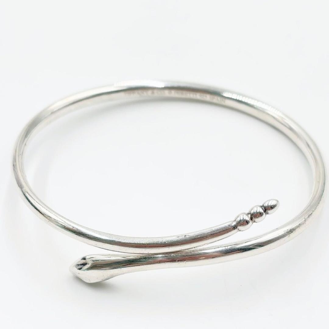 最安値　ティファニー スネーク バングル ブレスレット ヘビ シルバー