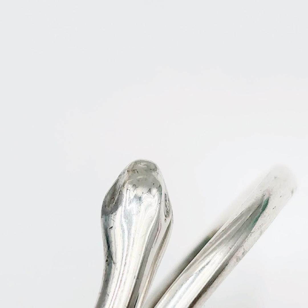 最安値　ティファニー スネーク バングル ブレスレット ヘビ シルバー