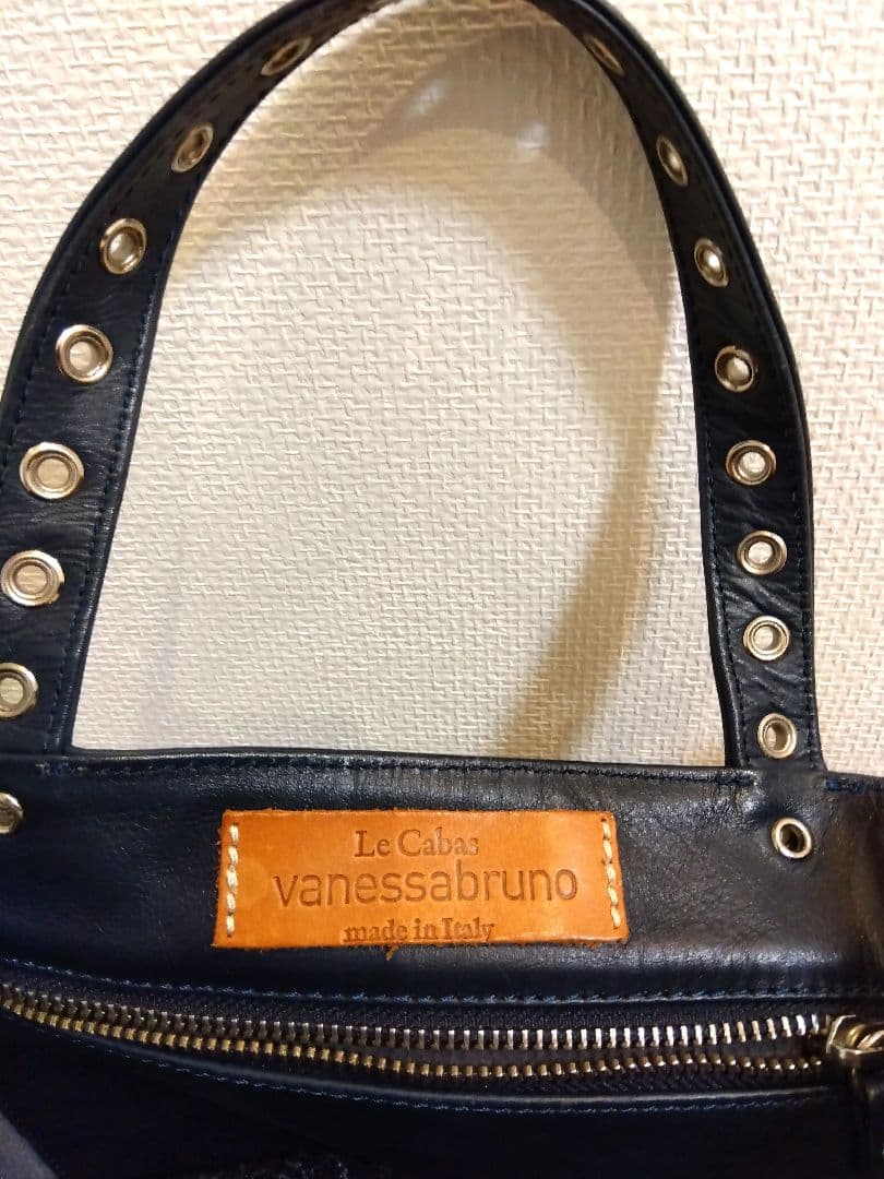 美品 ヴァネッサブリューノ イタリア製 牛革 レザー トートバッグ