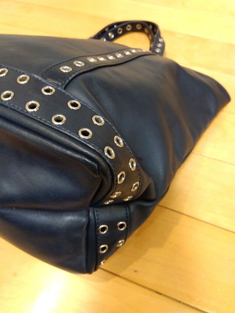 美品 ヴァネッサブリューノ イタリア製 牛革 レザー トートバッグ