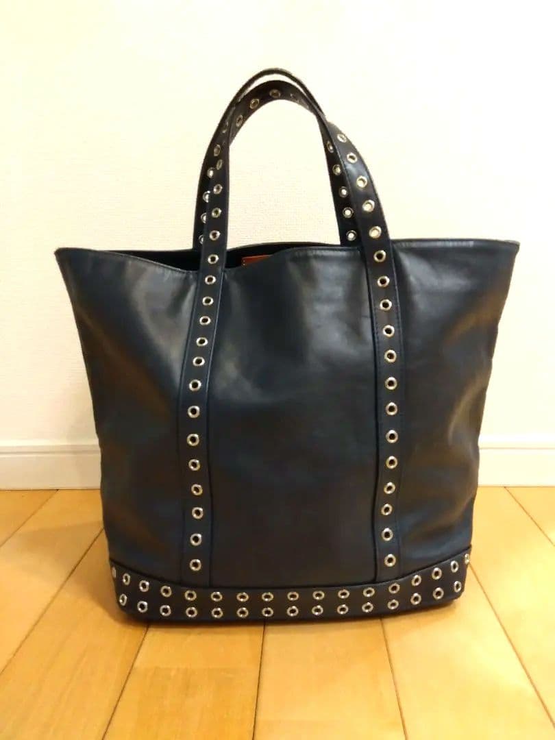 美品 ヴァネッサブリューノ イタリア製 牛革 レザー トートバッグ