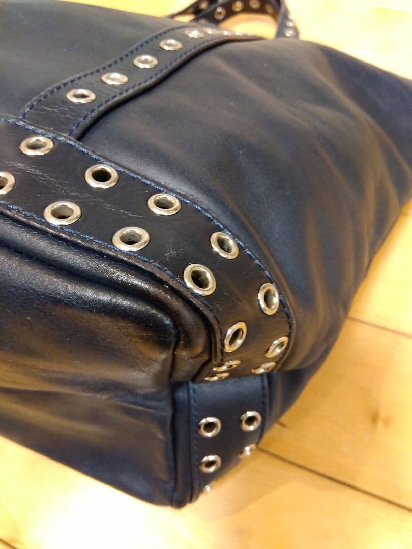 美品 ヴァネッサブリューノ イタリア製 牛革 レザー トートバッグ