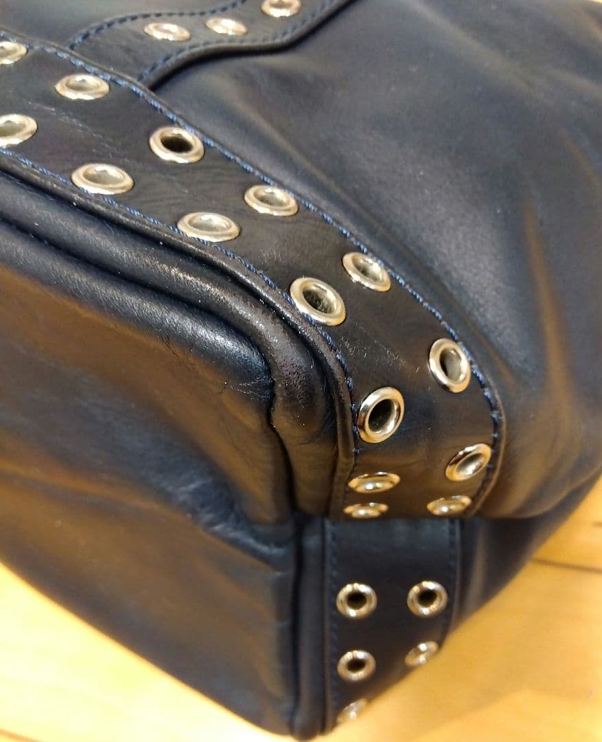 美品 ヴァネッサブリューノ イタリア製 牛革 レザー トートバッグ