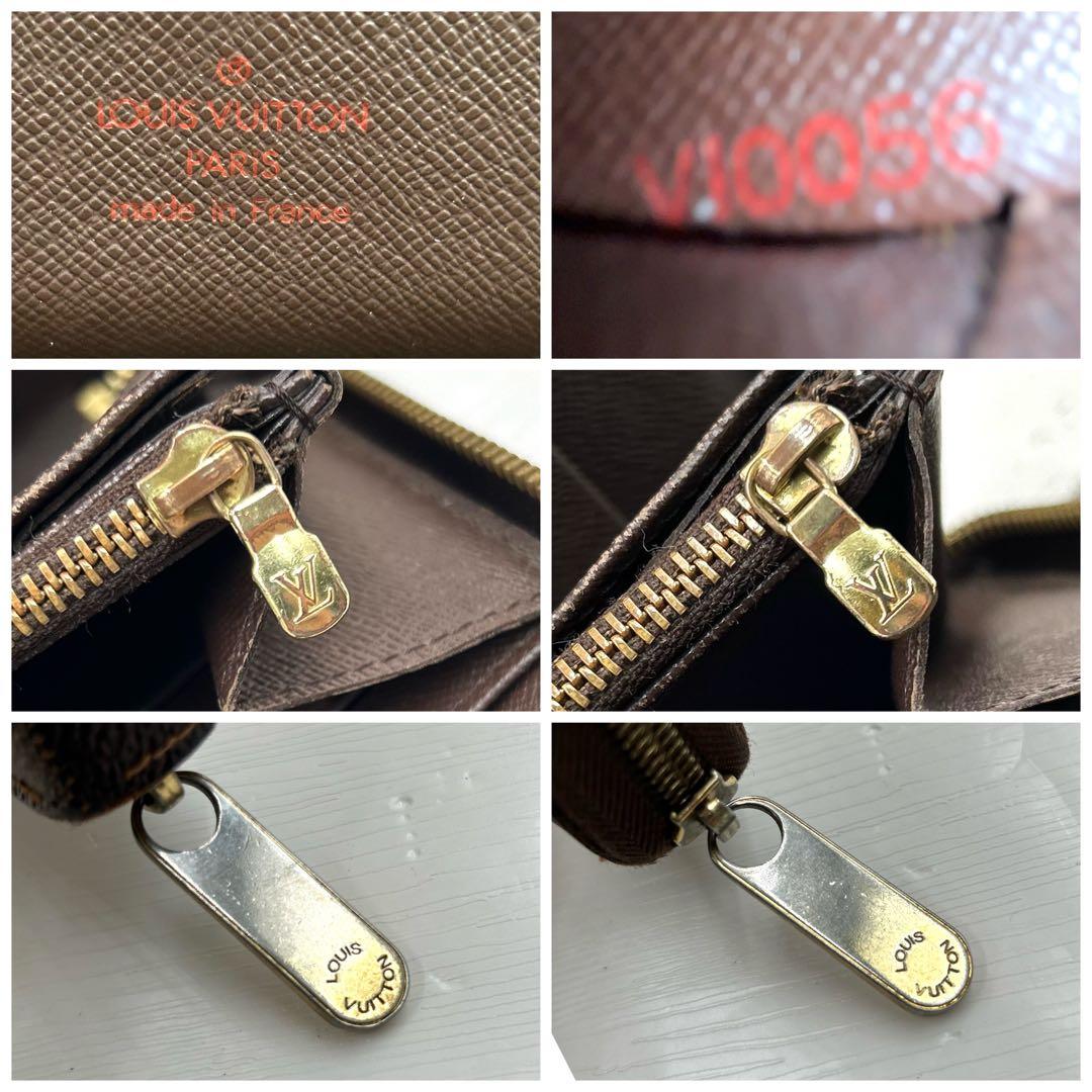 ルイヴィトン ジッピーオーガナイザー ダミエ ラウンドジップ ブラウン 長財布