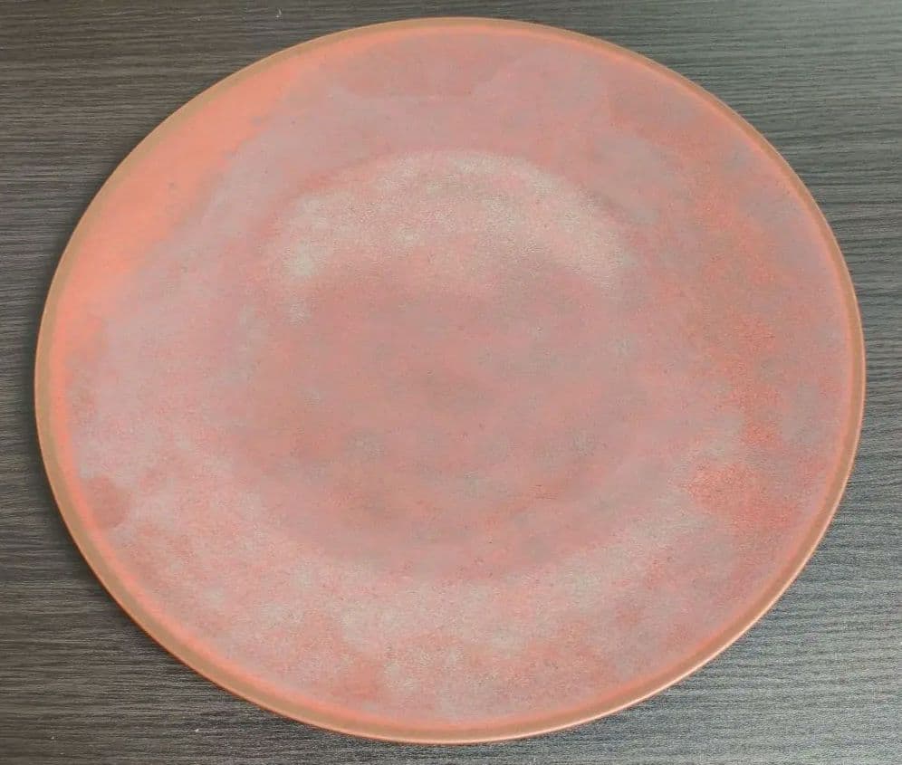 MORIYAMA チタニウムレッド フラットプレート φ28cm(4枚セット)