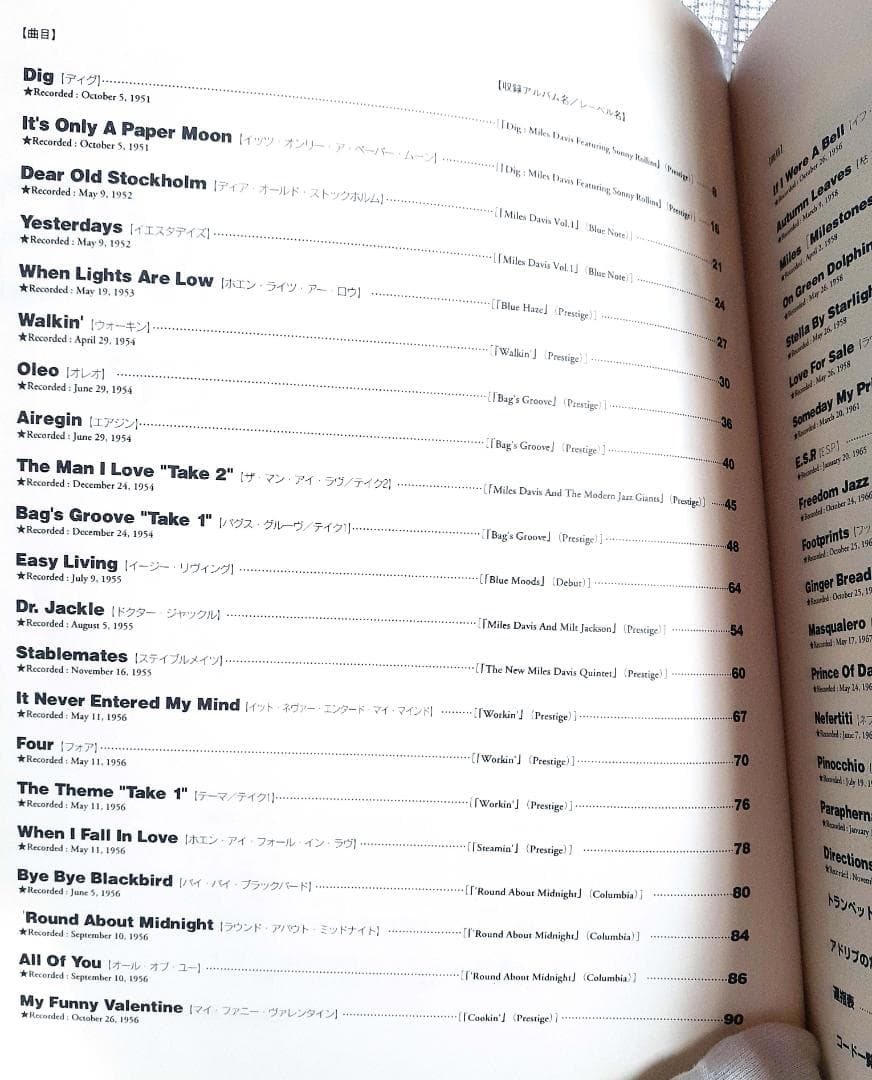 マイルス・デイヴィス ★アドリブ名演集 MILES DAVIS 初版 希少