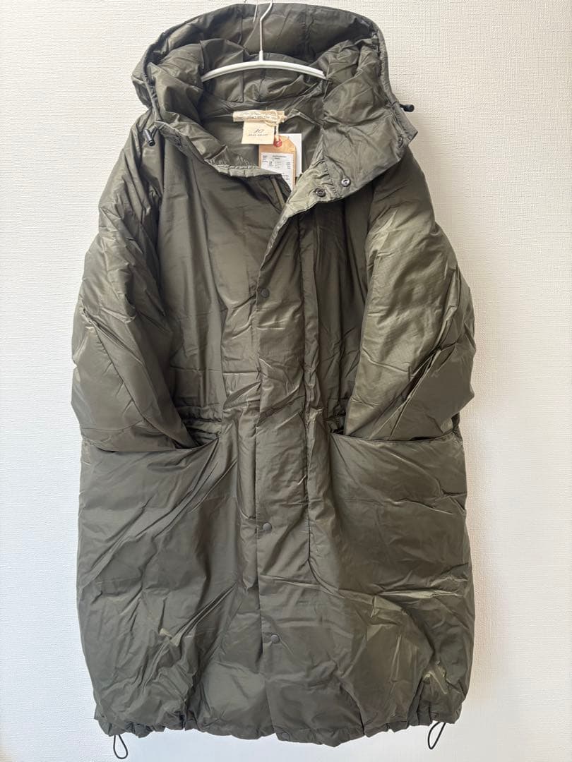 【未使用】レミレリーフ ロングダウンカーキS 徳原文子✕REMI RELIEF