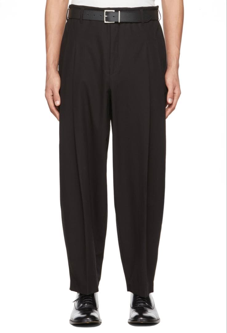 LU’U DAN ルーダン　ボンタン　スラックス　パンツ　ブラック　46 M