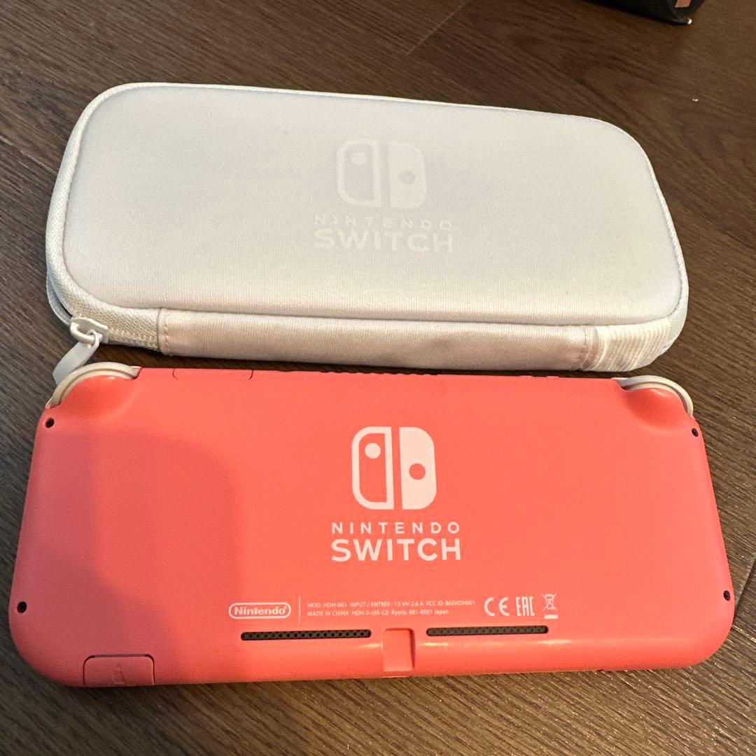 Nintendo Switch Lite コーラル + 専用ケース