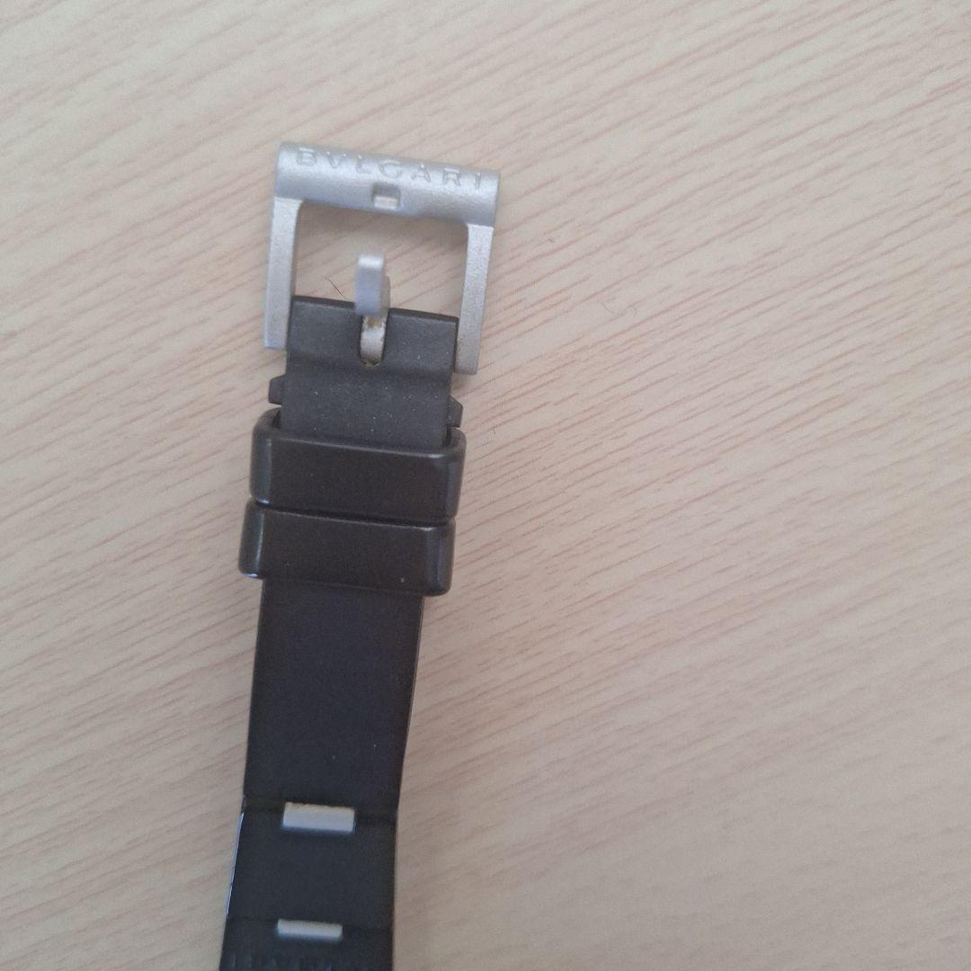 BVLGARI 腕時計(クォーツ) ブラック/シルバー