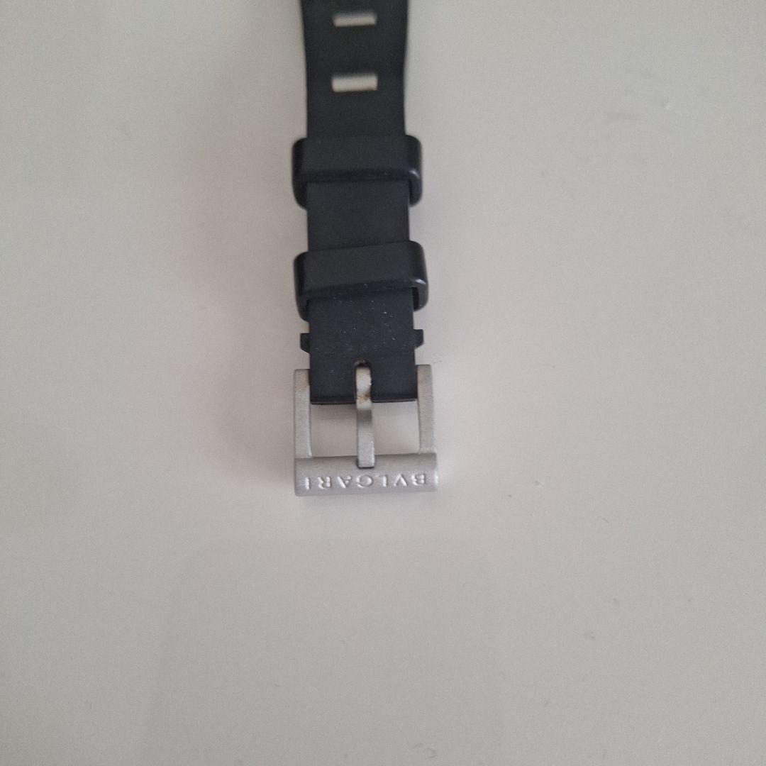 BVLGARI 腕時計(クォーツ) ブラック/シルバー