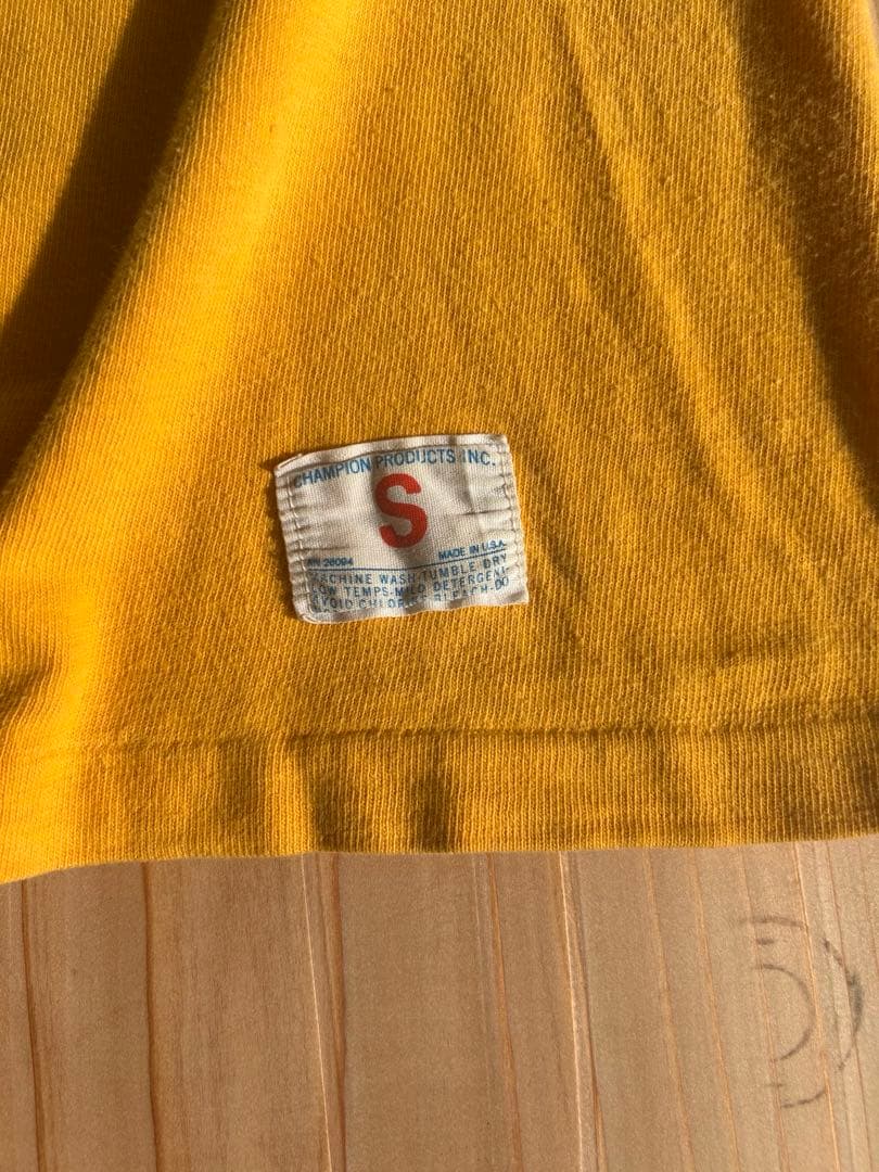 70s バータグ　champion チャンピオン　フットボールTシャツ