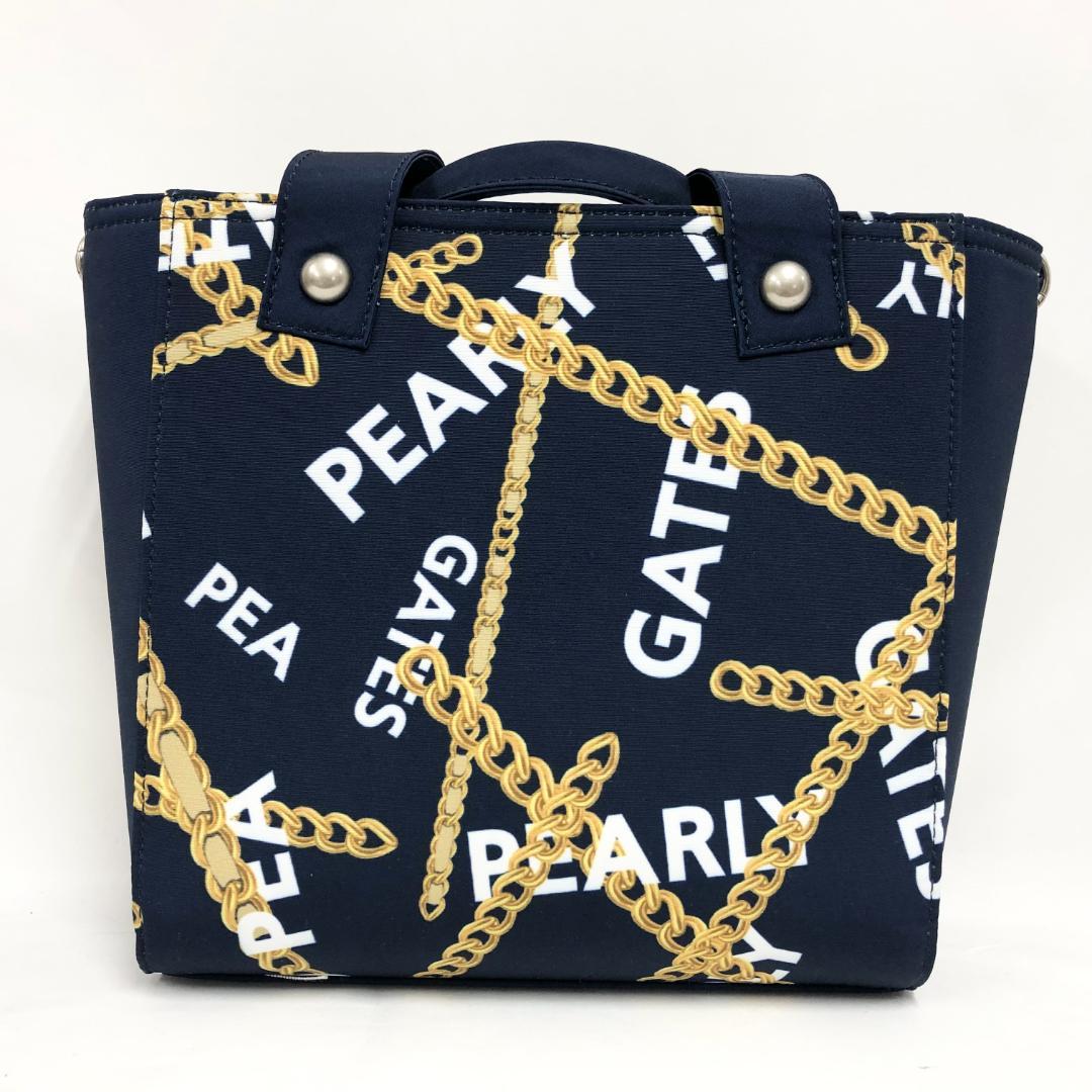○★新品未使用　PEARLY GATES　チェーンモチーフ柄　カートバッグ