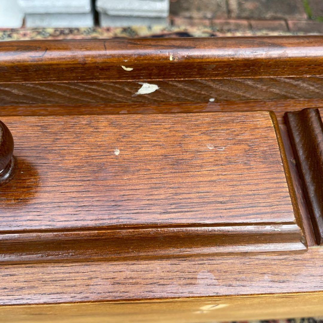 木製パーソナルデスク　アンティーク調