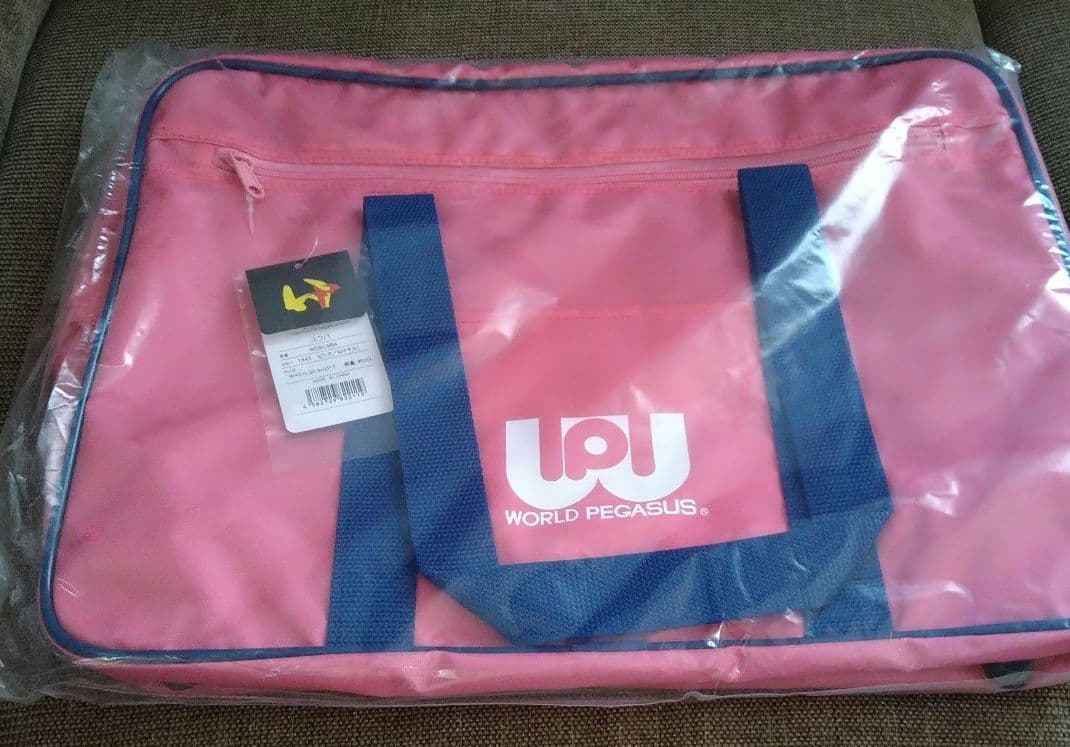 旧ワッペ　ワールドペガサス　スクバ　ピンク