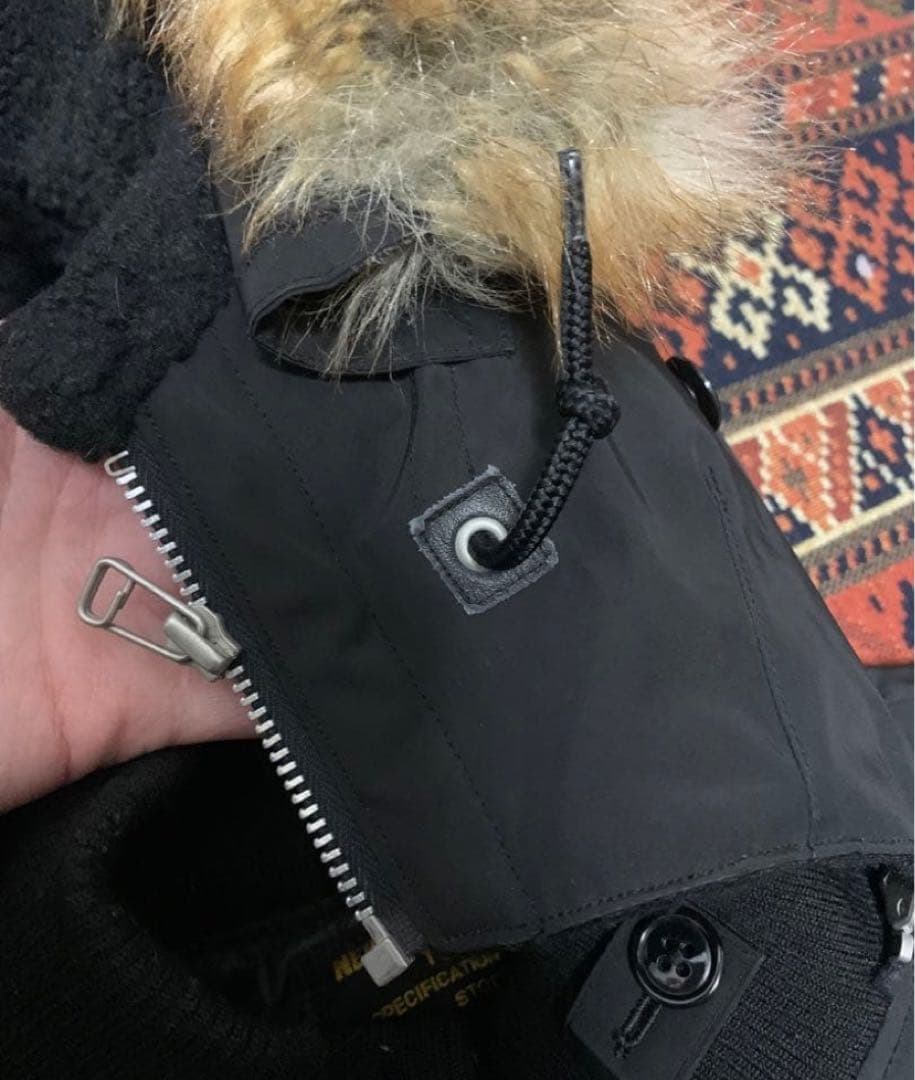 名作美品ネイバーフッド×バートン　WEP G-8　フライトジャケットMA-1　黒