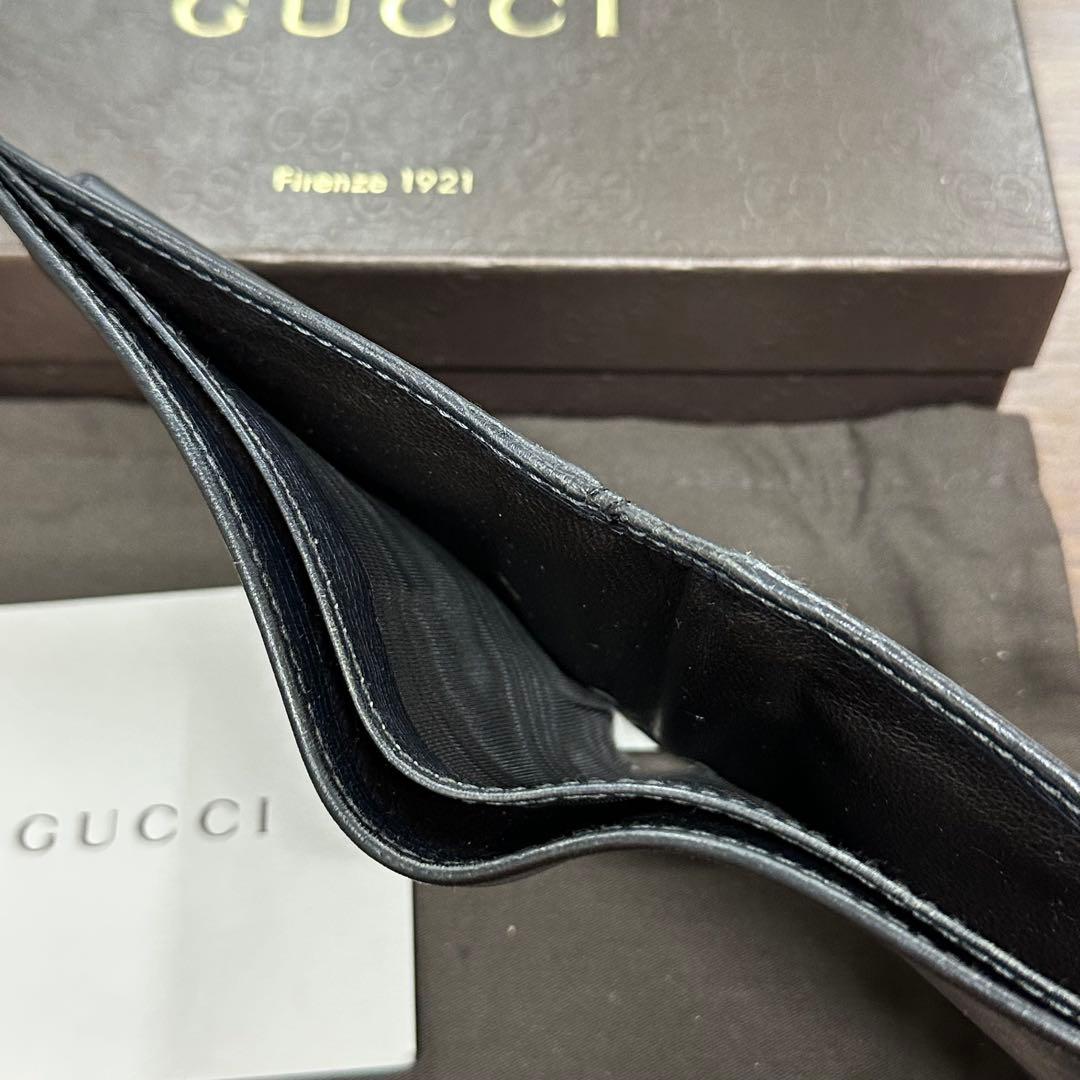 超良品‼️ グッチ　GUCCI 財布　二つ折り　折り財布　シェリーライン