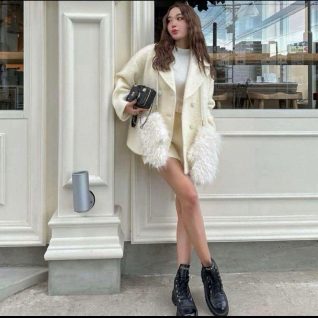 sheller handmadestitchwoolskirt M シェリエ