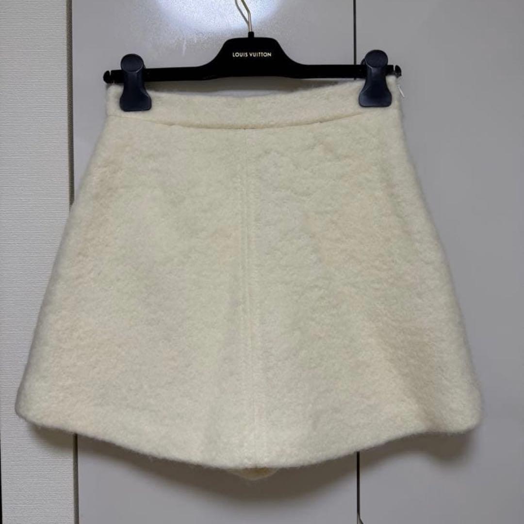 sheller handmadestitchwoolskirt M シェリエ