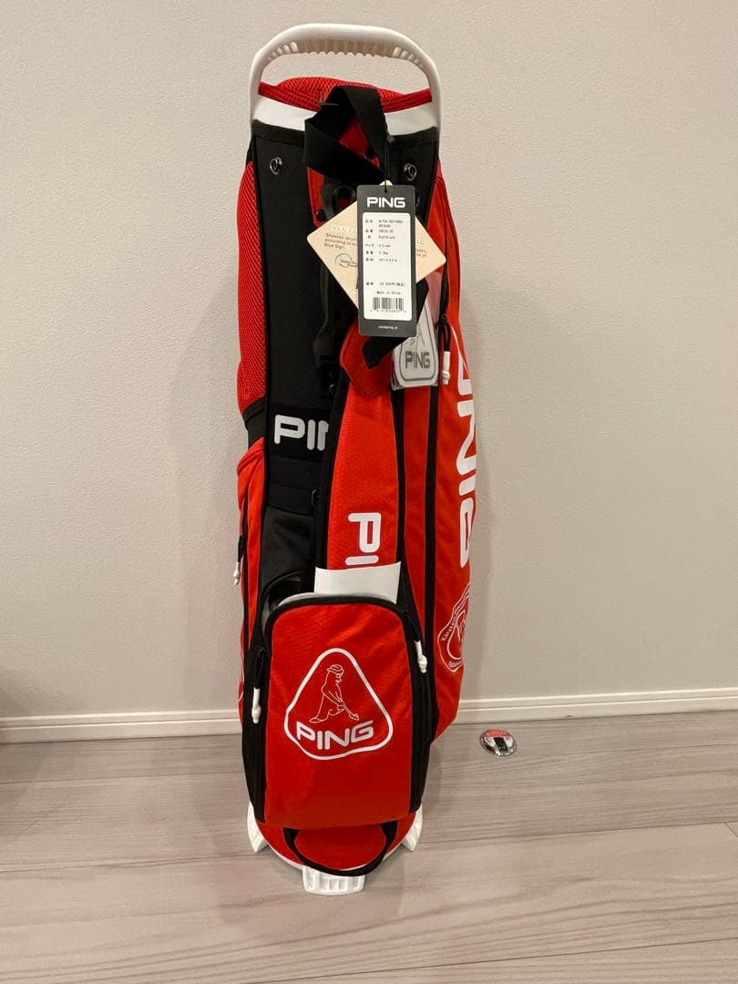 PING キャディバッグ レッド