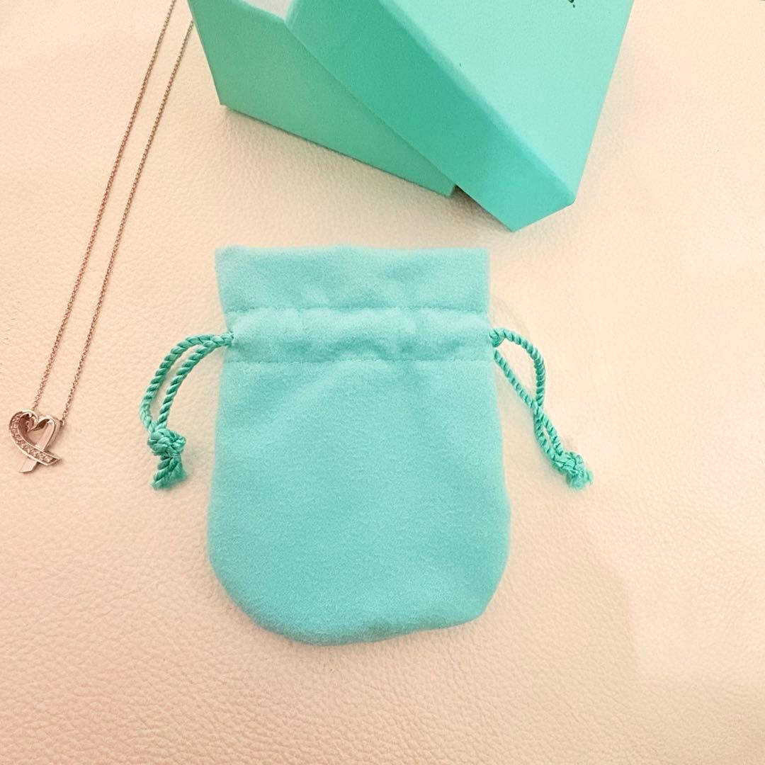 専用　美品　ティファニー　ラビングハート　ダイヤ　ネックレス　ホワイトゴールド