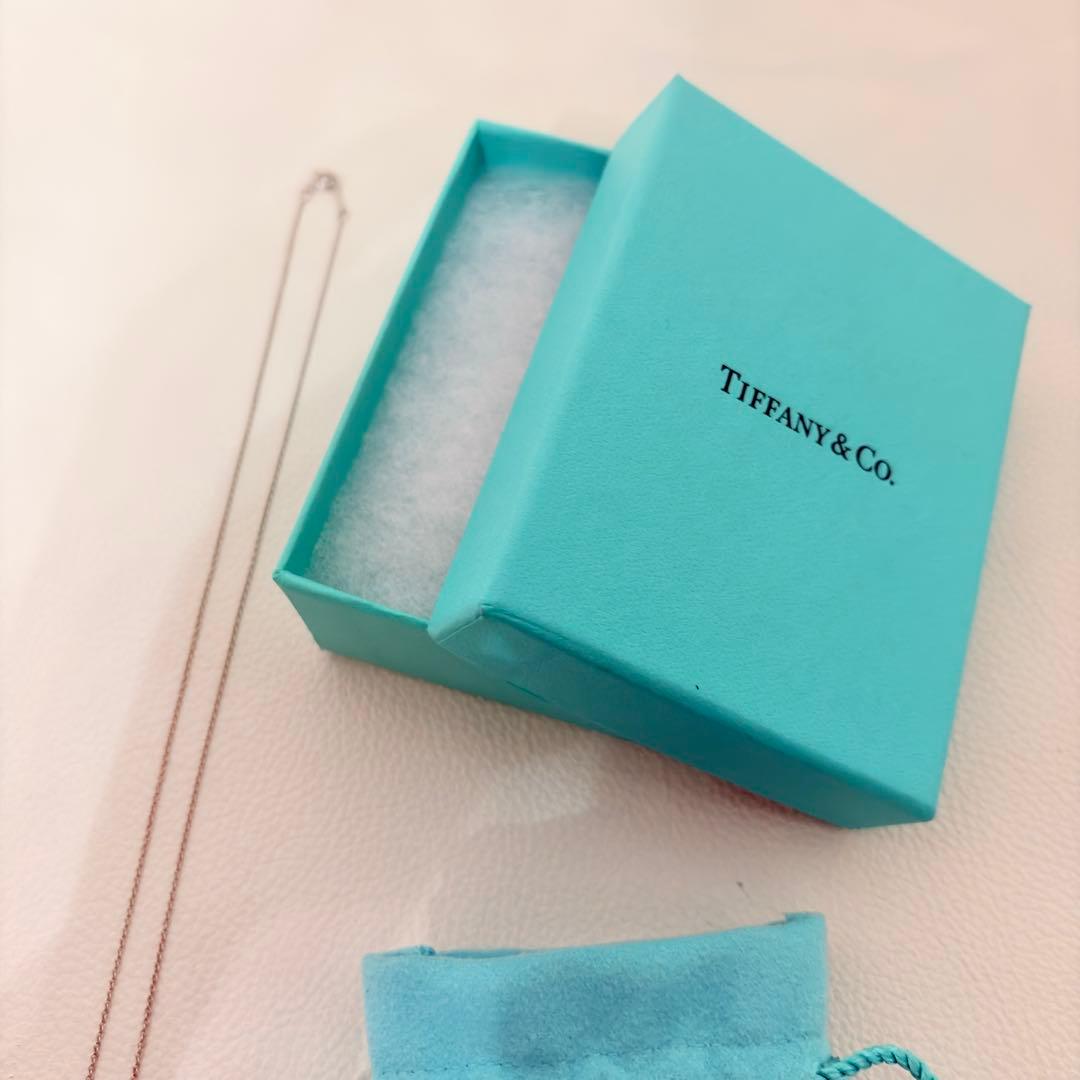 専用　美品　ティファニー　ラビングハート　ダイヤ　ネックレス　ホワイトゴールド