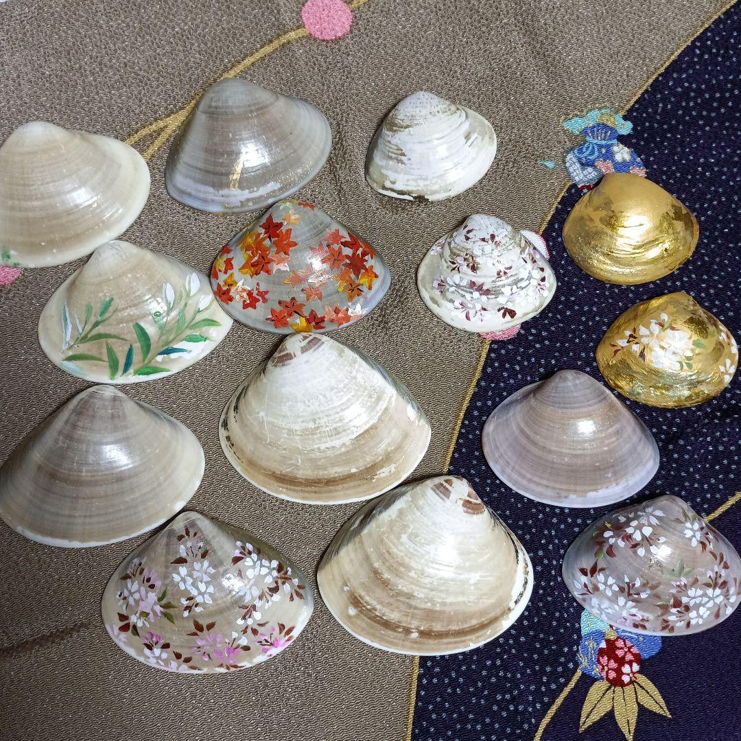 江戸友禅　貝合わせ　 7組セット