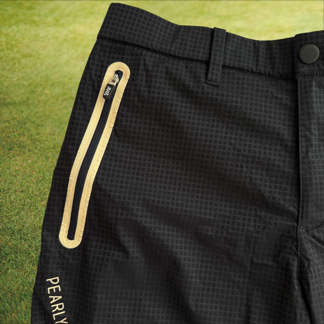 現行モデル　パーリーゲイツ　ハーフパンツ　短パン　紺　濃紺　ネイビー　3 S〜M