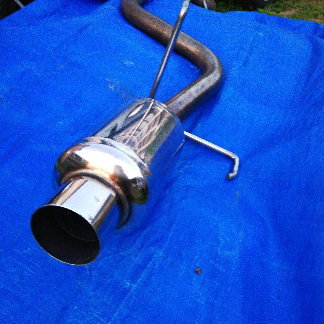 希少ジムニーja23用スージースポーツ、ダイナミックマフラー中古左出し