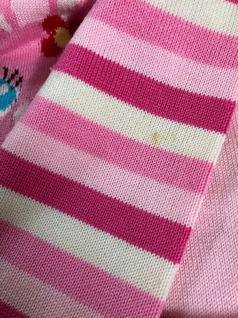 【平成レトロ】メゾピアノ　ミミちゃんフード付きニットワンピース