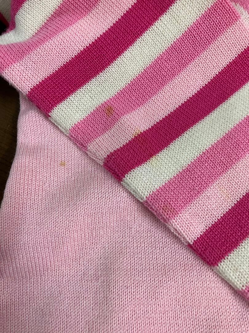 【平成レトロ】メゾピアノ　ミミちゃんフード付きニットワンピース