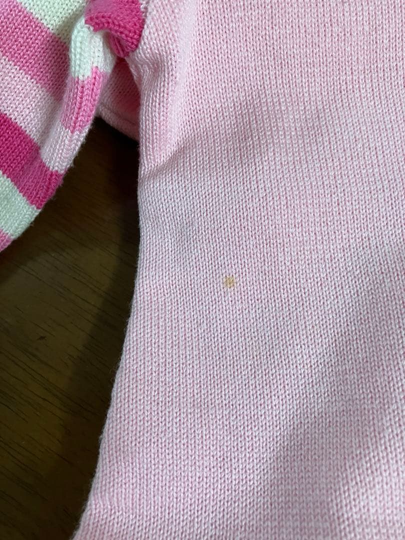 【平成レトロ】メゾピアノ　ミミちゃんフード付きニットワンピース