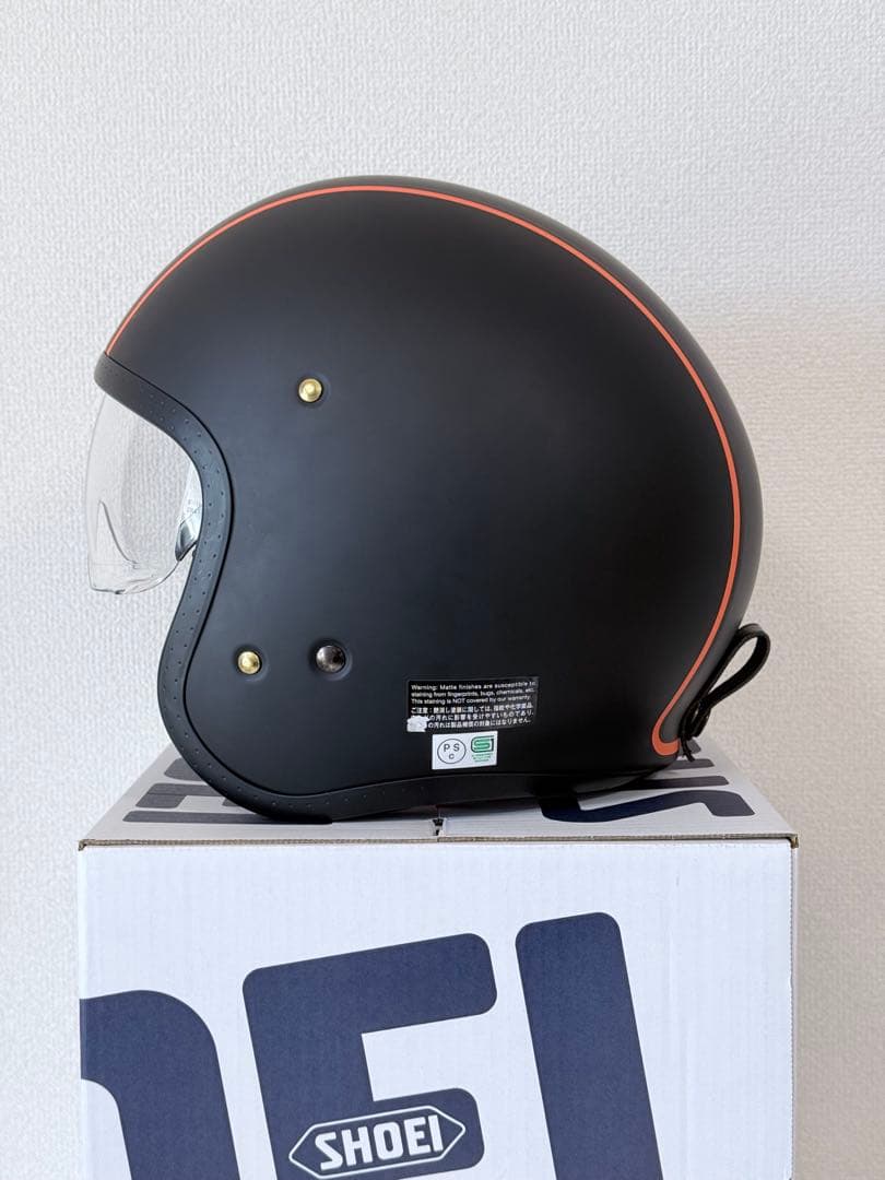 SHOEI J•O キャブレター マットブラック／オレンジ Lサイズ