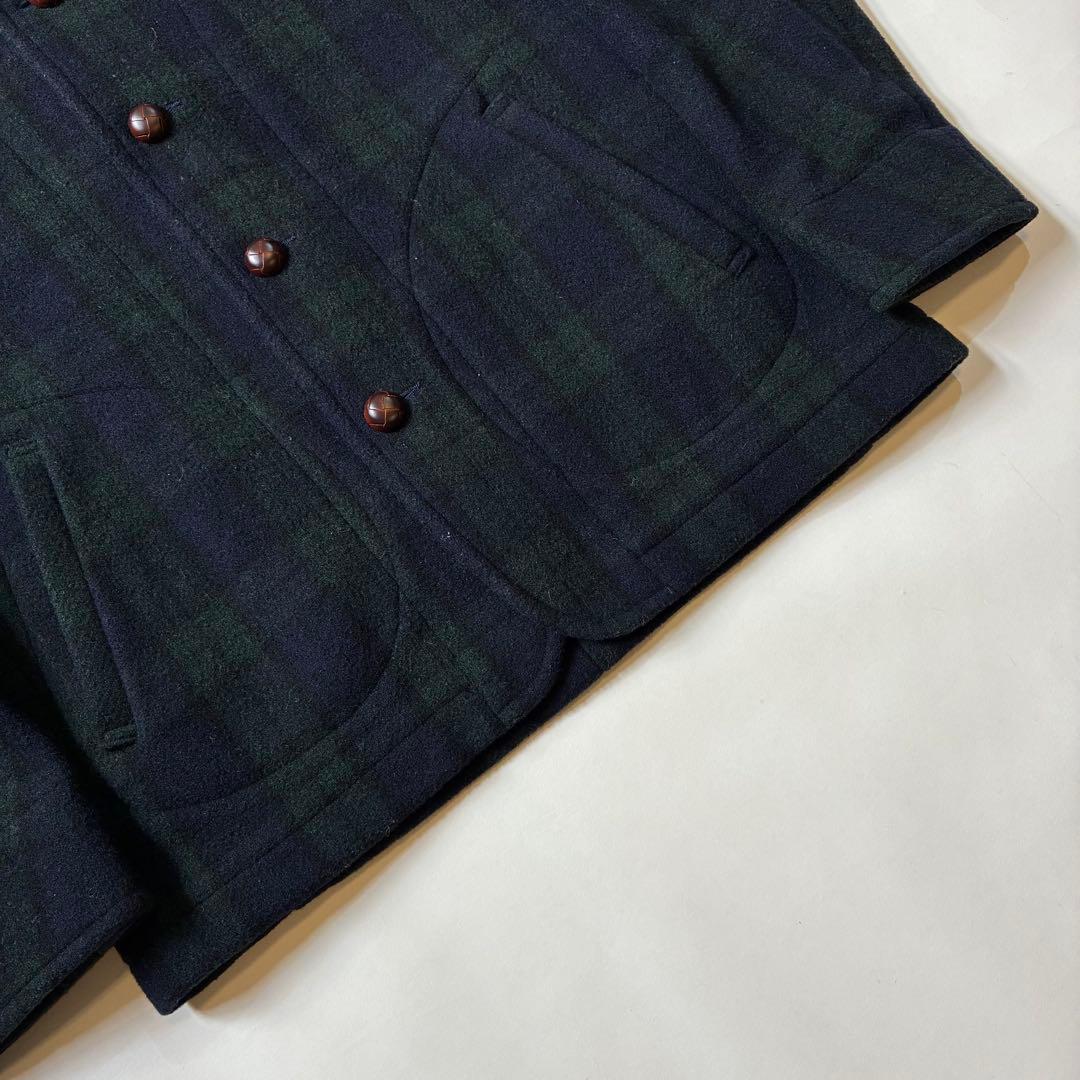 DANTON ウールモッサ ジャケット ブラックウォッチ 40