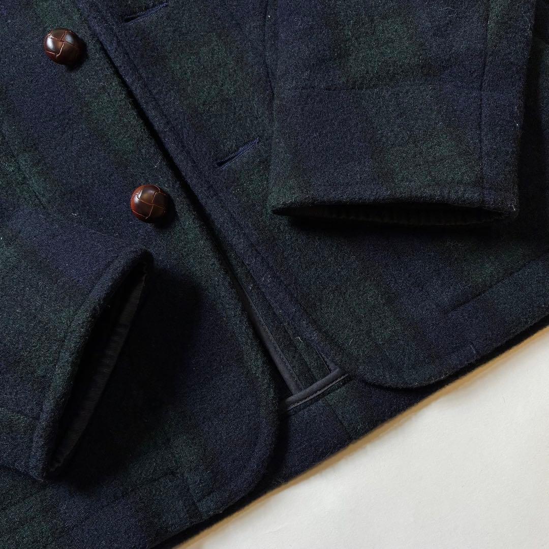 DANTON ウールモッサ ジャケット ブラックウォッチ 40