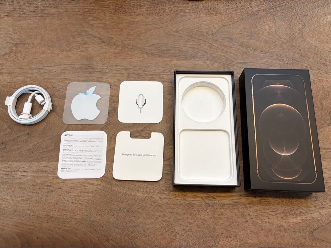 Apple iPhone 12 Pro ゴールド 本体　 未使用純正ケーブル付き