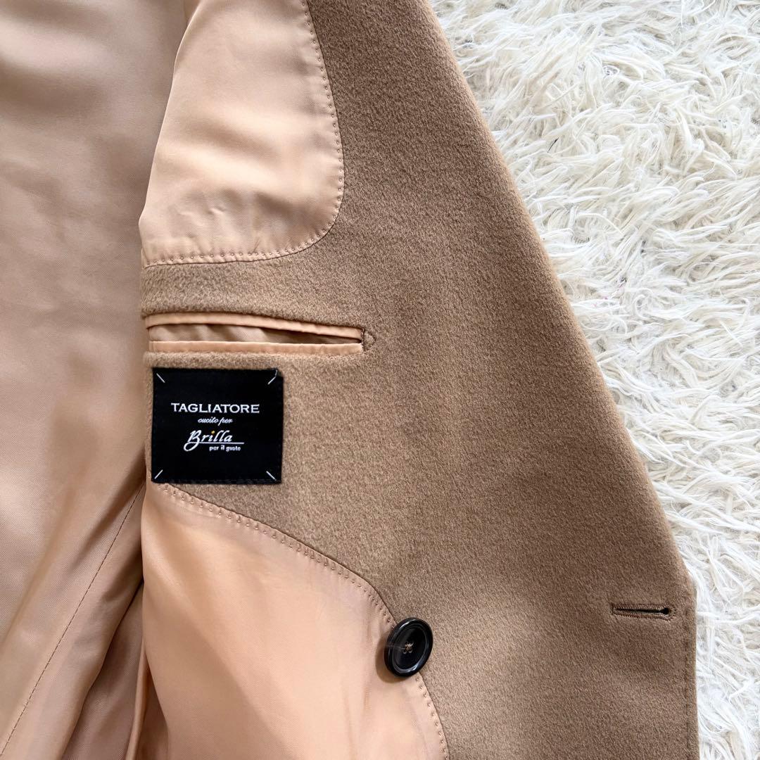 <ピン付>TAGLIATORE RICH カシミヤ100% チェスターコート44