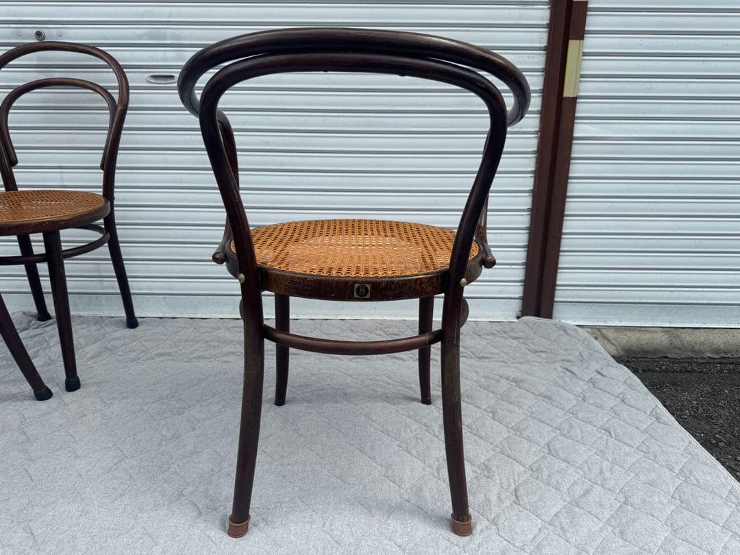 チェコ ヴィンテージ DREVOUNIA トーネット ベントウッド曲木チェア ①