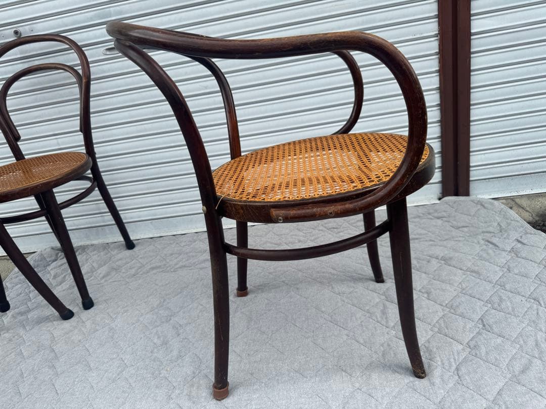 チェコ ヴィンテージ DREVOUNIA トーネット ベントウッド曲木チェア ①