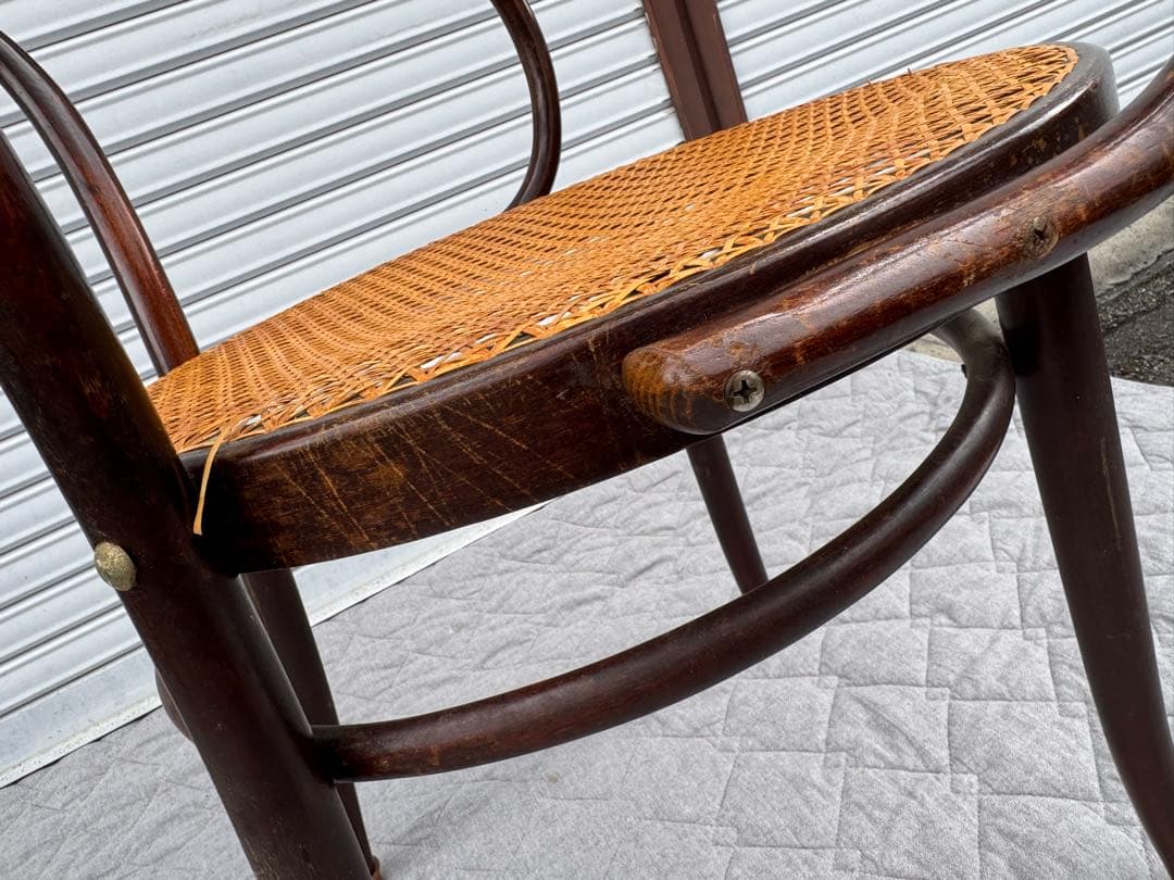 チェコ ヴィンテージ DREVOUNIA トーネット ベントウッド曲木チェア ①