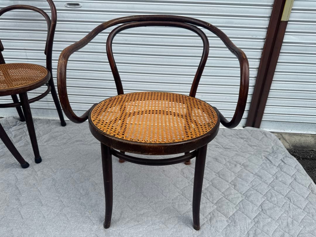 チェコ ヴィンテージ DREVOUNIA トーネット ベントウッド曲木チェア ①