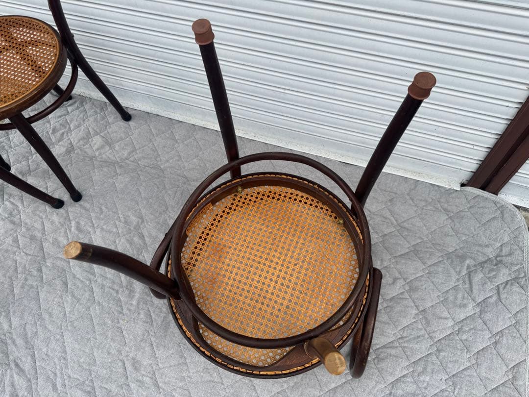 チェコ ヴィンテージ DREVOUNIA トーネット ベントウッド曲木チェア ①