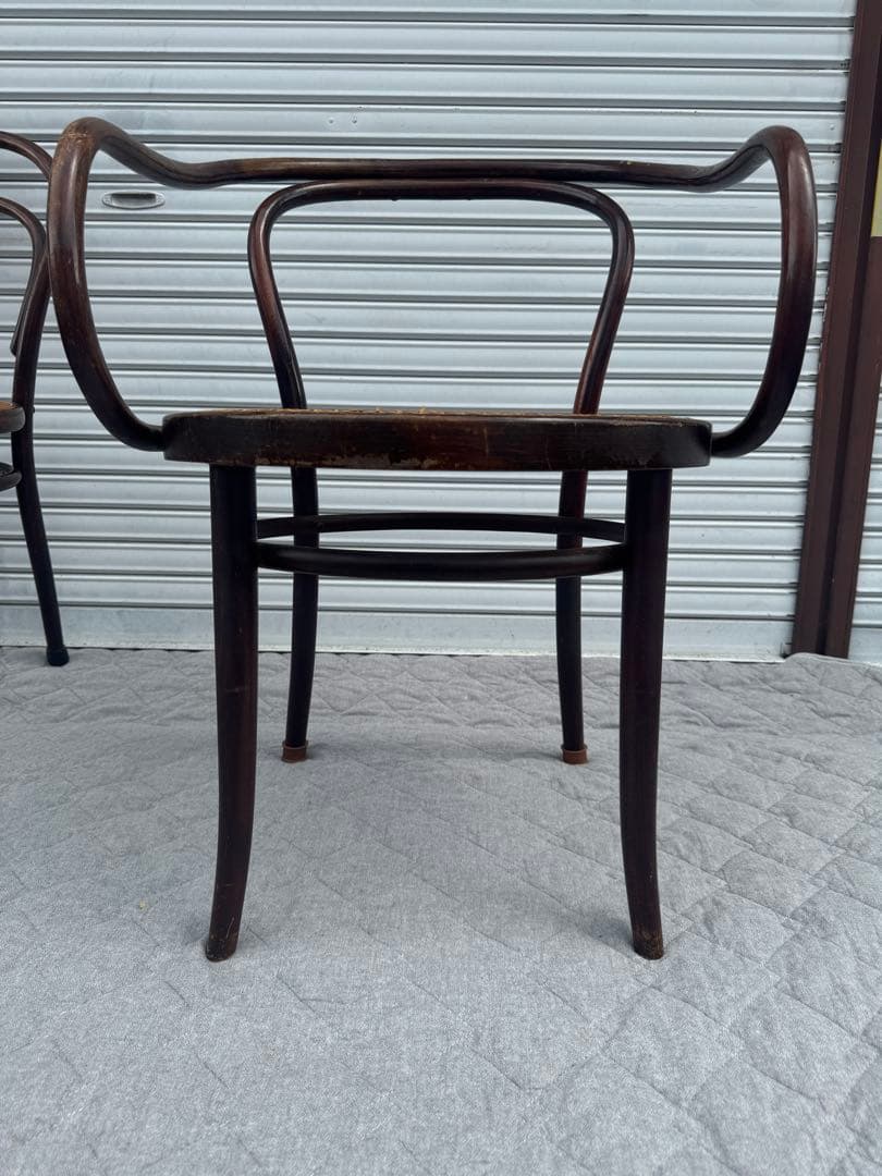 チェコ ヴィンテージ DREVOUNIA トーネット ベントウッド曲木チェア ①