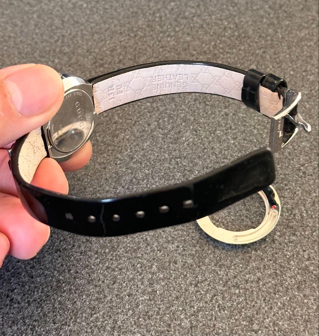 美品 GUCCI 129.5 グッチ チェンジベゼル レディース腕時計